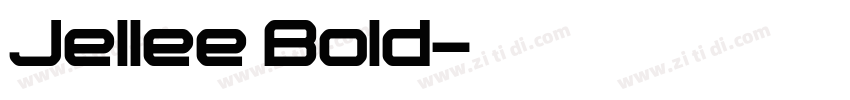 Jellee Bold字体转换